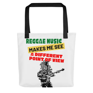 
                  
                    Reggae Music Makes Me See a Different Point Of View Tote Bag - JOIYI
                  
                