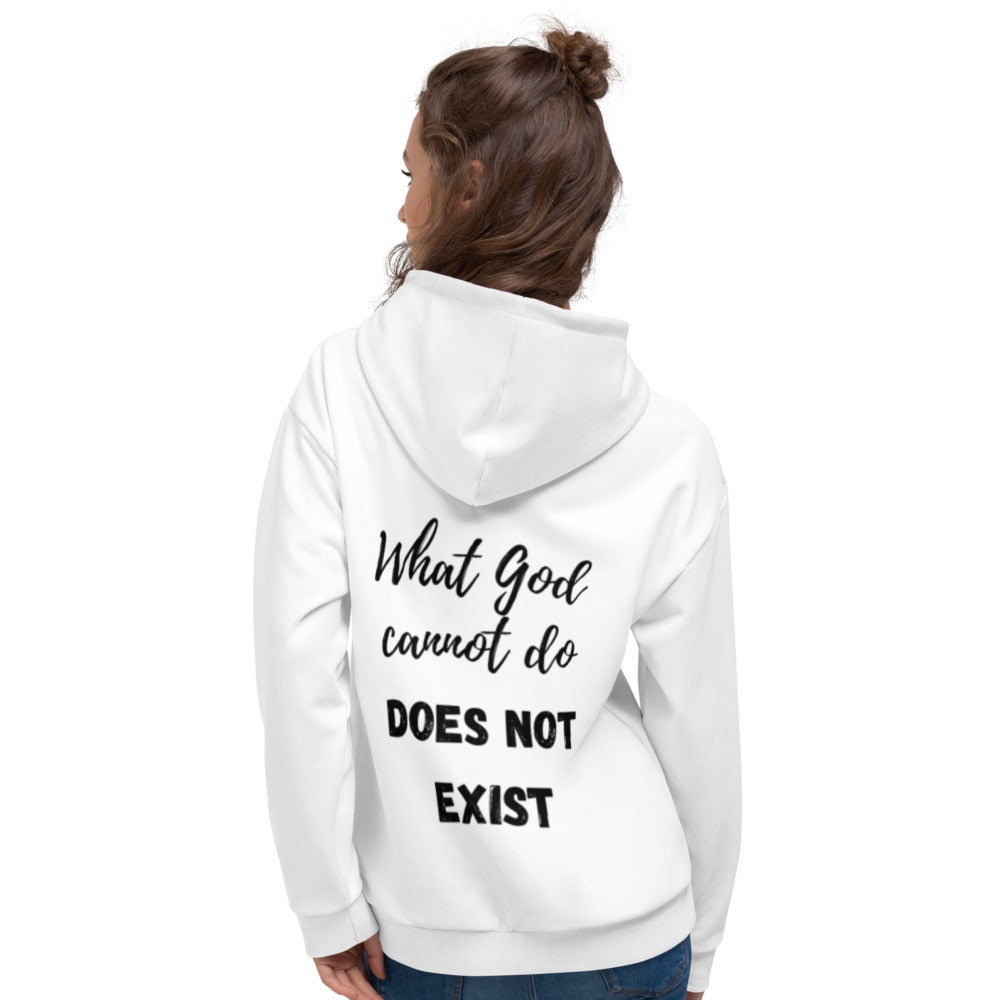 What God Cannot Do, Does Not Exist Unisex Hoodie - JOIYI 