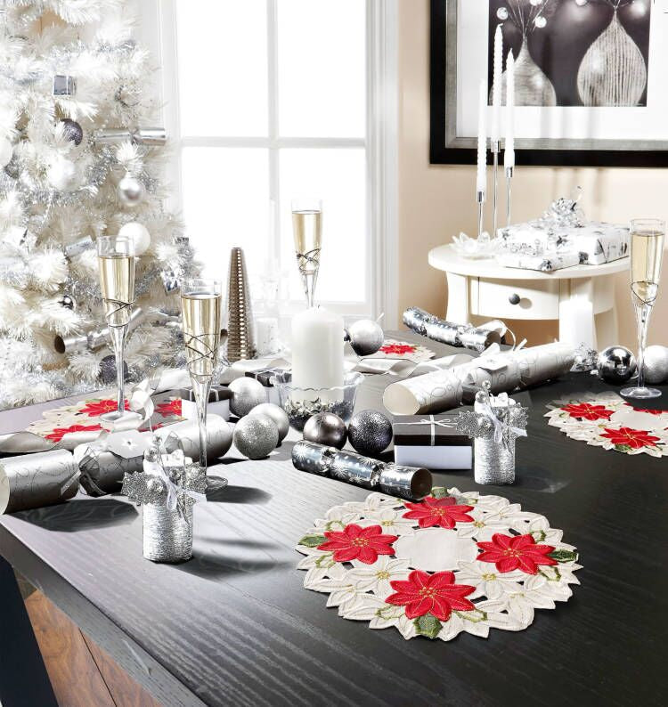 
                  
                    Set of 4 Round  Polyester Placemats/Dollies - JOIYI
                  
                