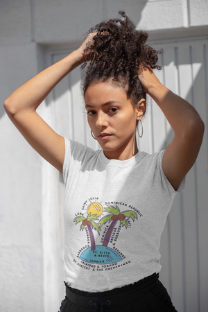 
                  
                    Show Your Pride in this Caribbean Islands Women's Short Sleeve T-shirt - JOIYI 
                  
                
