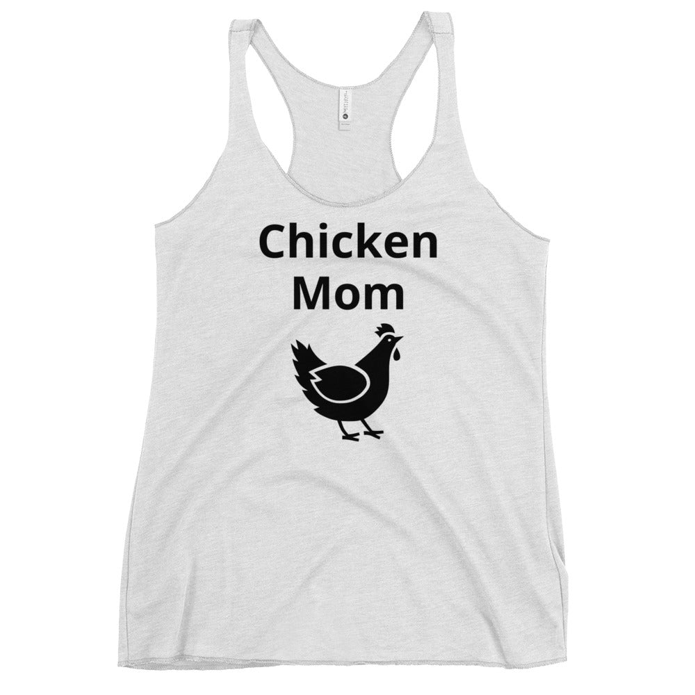 Mother's Day Women's Racerback Tank for Chicken Moms - JOIYI 